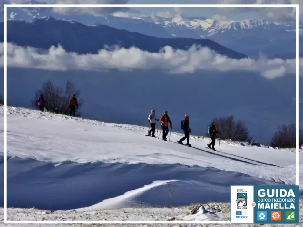 Maiella inverno ciaspole